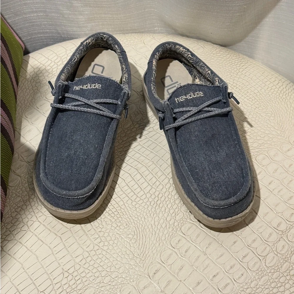 Hey Dude Women's Loafers - Denim Blue